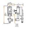 Height Sensor has a stainless steel ball transfer that is particularly useful to maintain contact on curved surfaces or vertical applications - Image 3