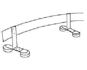 Perpendicular Track Mounting Bracket